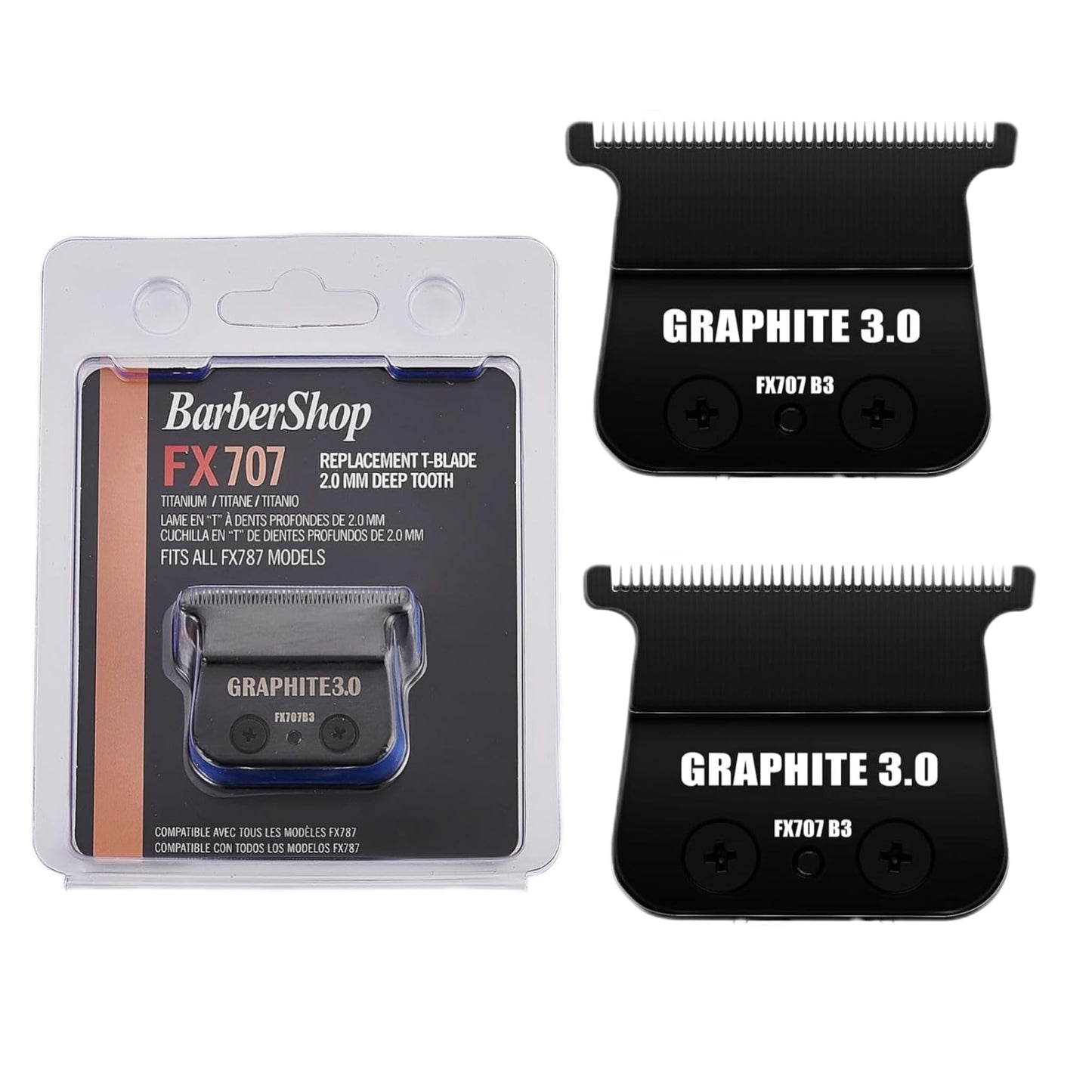 Replacement Blades Compatible with BaByliss PRO Barberology Trimmer Blade