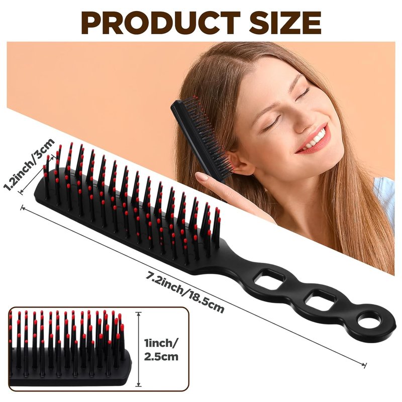 Detangling Hair Brush Set - 110 PCS Bulk Brushes for Curly Hair | Individually Wrapped for Men & Women, Ideal for Charities & Hotels