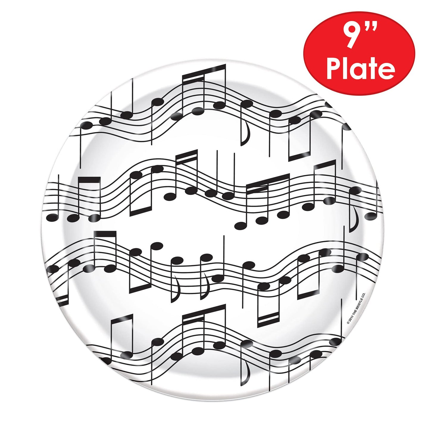 Musical Note Plates (8/Pkg)