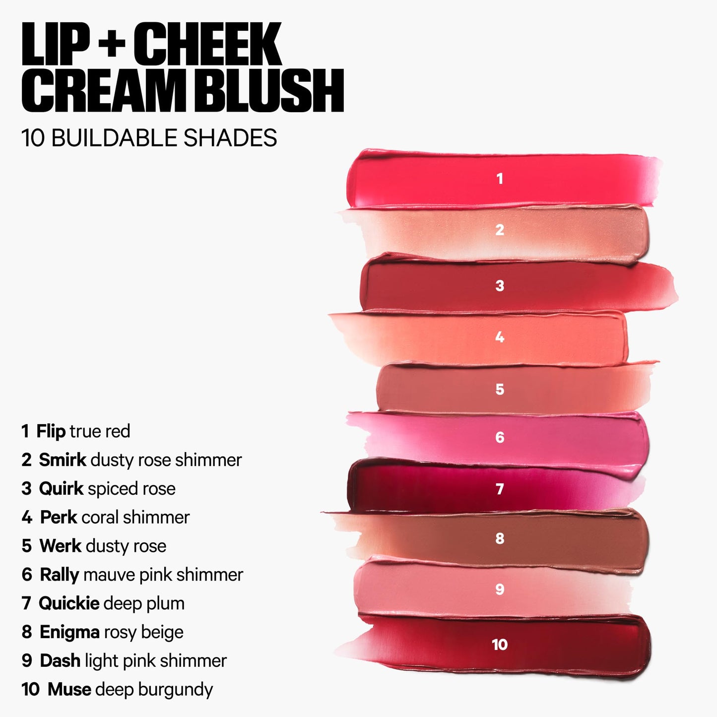 Milk Makeup Lip + Cheek Stick – Buildable Cream Blush + Lip Color w/Hydrating Mango Butter + Avocado Oil for a Natural Flush – Long-Lasting, Multiuse, Vegan Formula – Werk (Dusty Rose), 0.21 oz