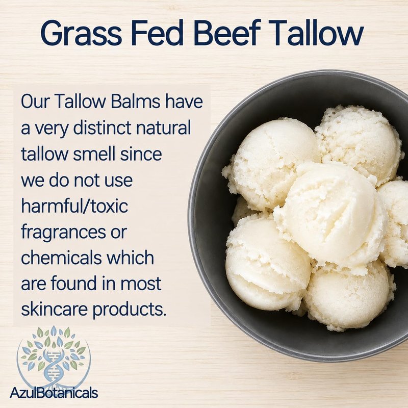 Methylene Blue Whipped Grass-Fed Beef Tallow Balm - Anti-Aging Moisturizer for All Skin Types | 1.7 oz