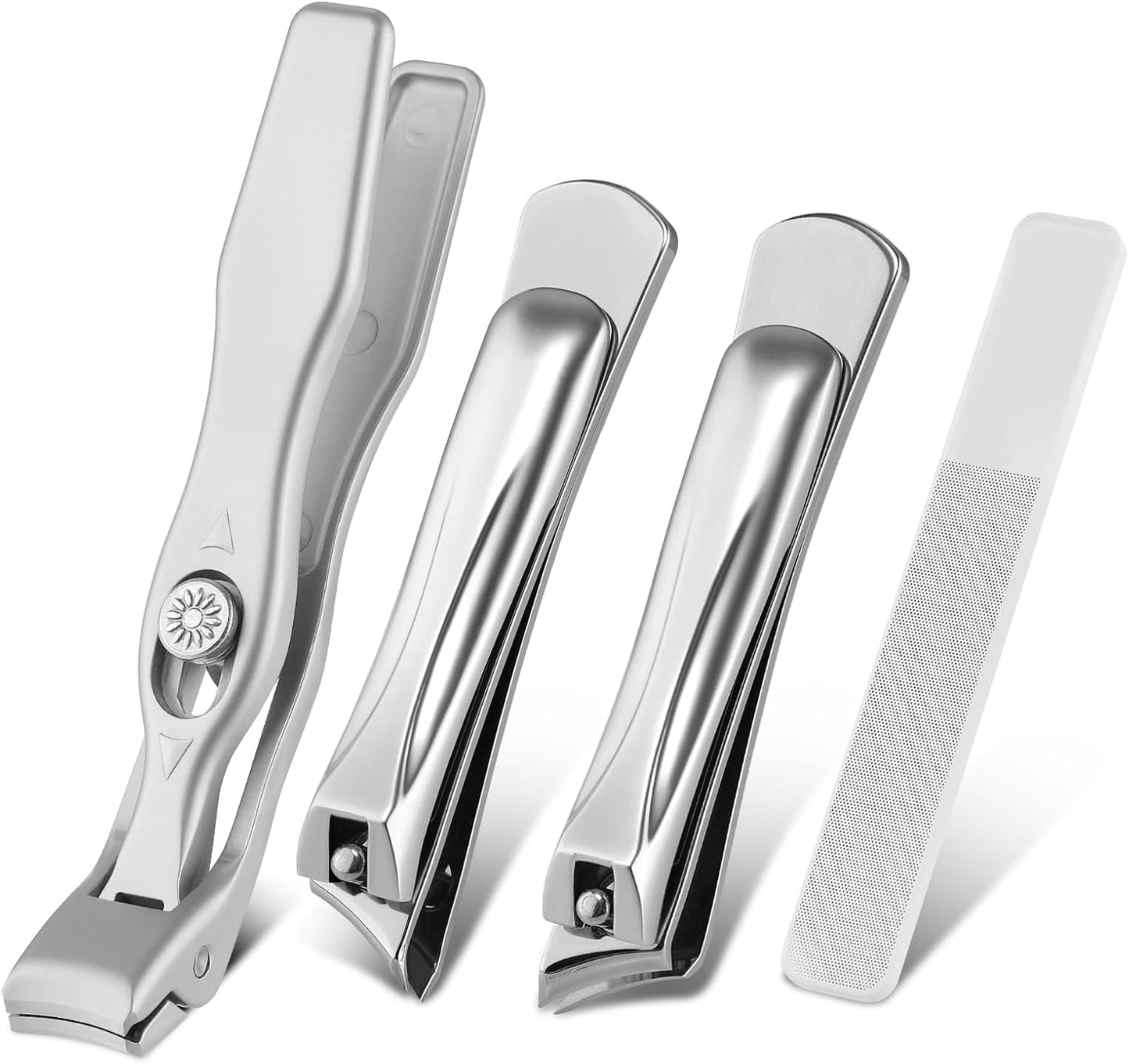 Toenail Clippers for Seniors - Professional Long Handled Ingrown Nail Cutter | Ultra-Sharp Wide Jaw Design