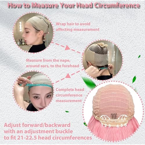 Cosplay Long Pink Wig 28 Inch Middle Part Synthetic Wig Realistic Gifts Party Wigs for Women Daily Use Colorful Wigs (Pink)