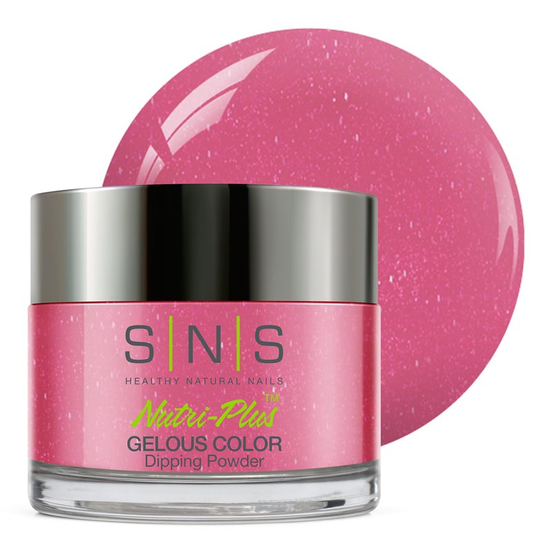 SNS Nail Dip Powder, Gelous Color Dipping Powder - Thinking Of You (Pink) - Long-Lasting Dip Nail Color Lasts 14 Days - Low-odor & No UV Lamp Required - 1 oz