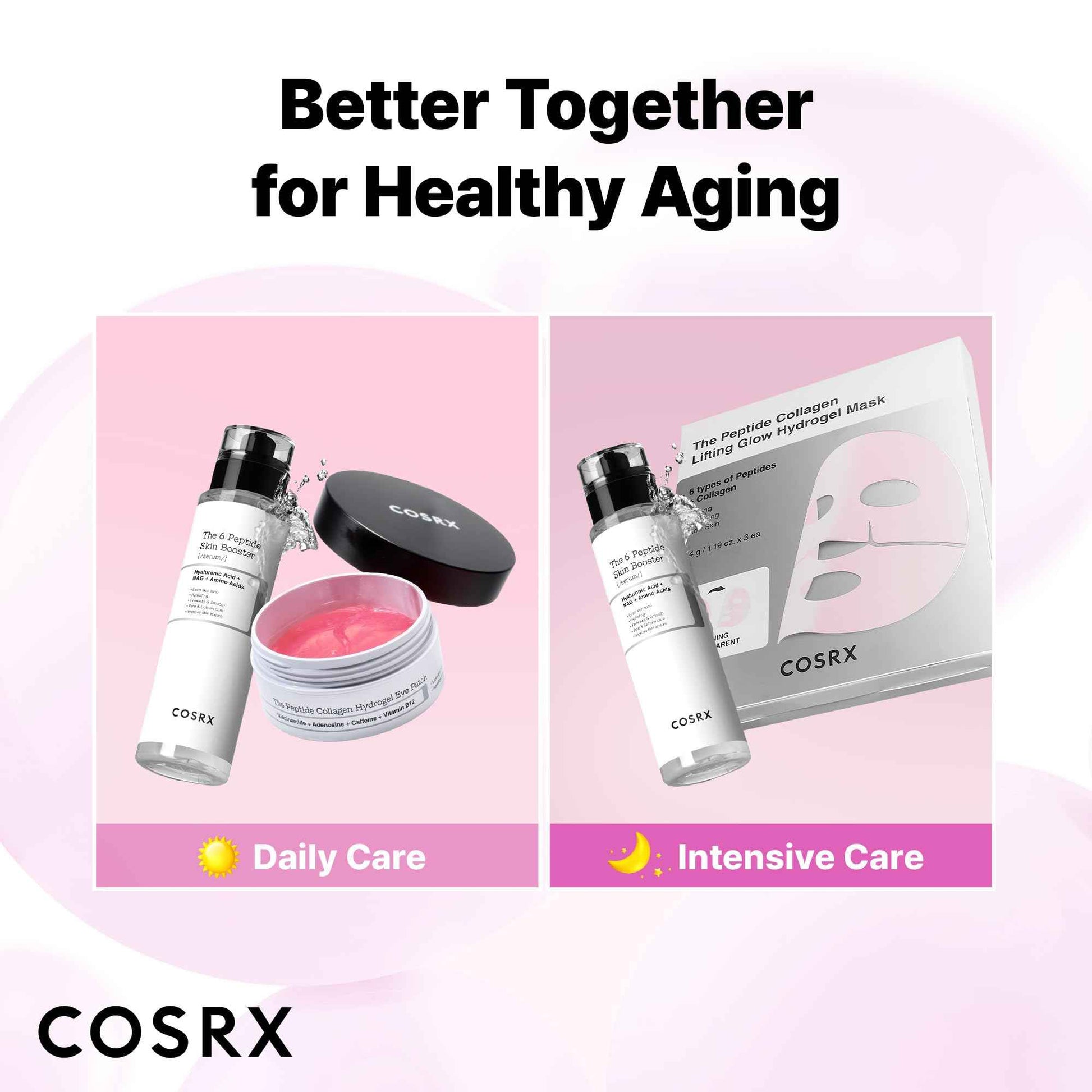 COSRX 6X Peptide Collagen Booster Toner Serum with Copper Peptides, Niacinamide & Hyaluronic Acid Skin Renewal Boosting Facial Essence for All Skin Types, Korean Skin Care, 150mL/5.07 Fl.Oz