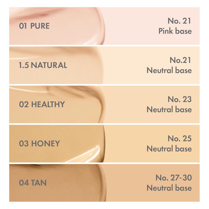 AMUSE SEOUL Dew Power Vegan Cushion Foundation Refill (1.5 NATURAL REFILL) - Semi Glow, Full Coverage, Dewy Finish, Long Lasting, Lightweight, Smooth Radiant Skin, Vegan, Korean Beauty Makeup