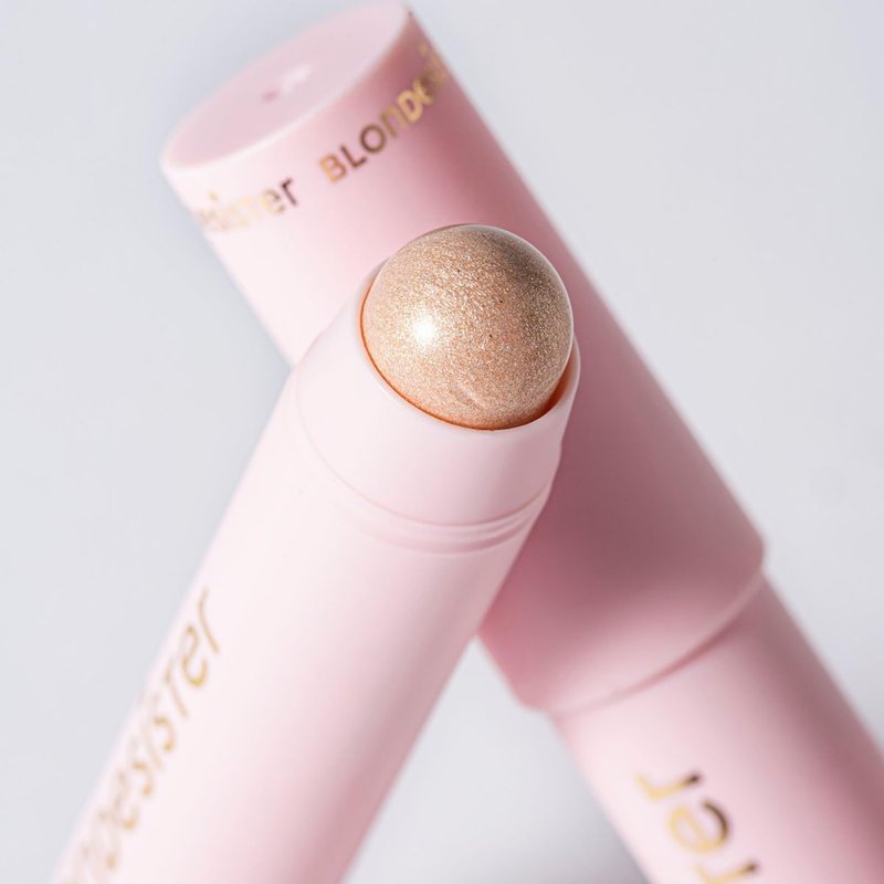 Blondesister Ready To Glow Highlighter - Highlighter Makeup and Eyeshadow - Creamy Texture Contour Makeup - Vegan - Crystal Mood - 0.1 oz