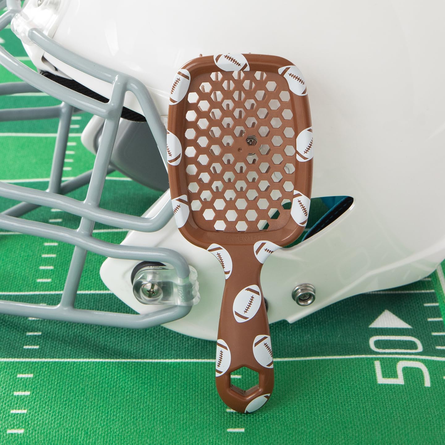 UNbrush Detangling Hair Brush Mini Sports - Football