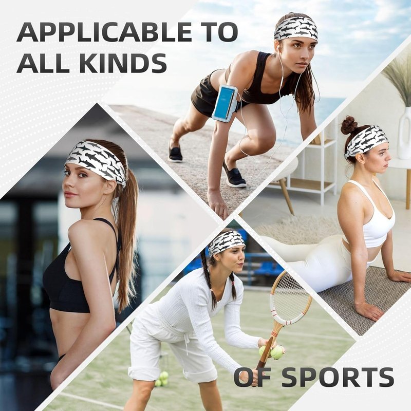 Westie Dogs Workout Headbands - Non-Slip Wicking Sports Sweatbands for Yoga & Fitness | Summer Accessories for Men, Women & Girls