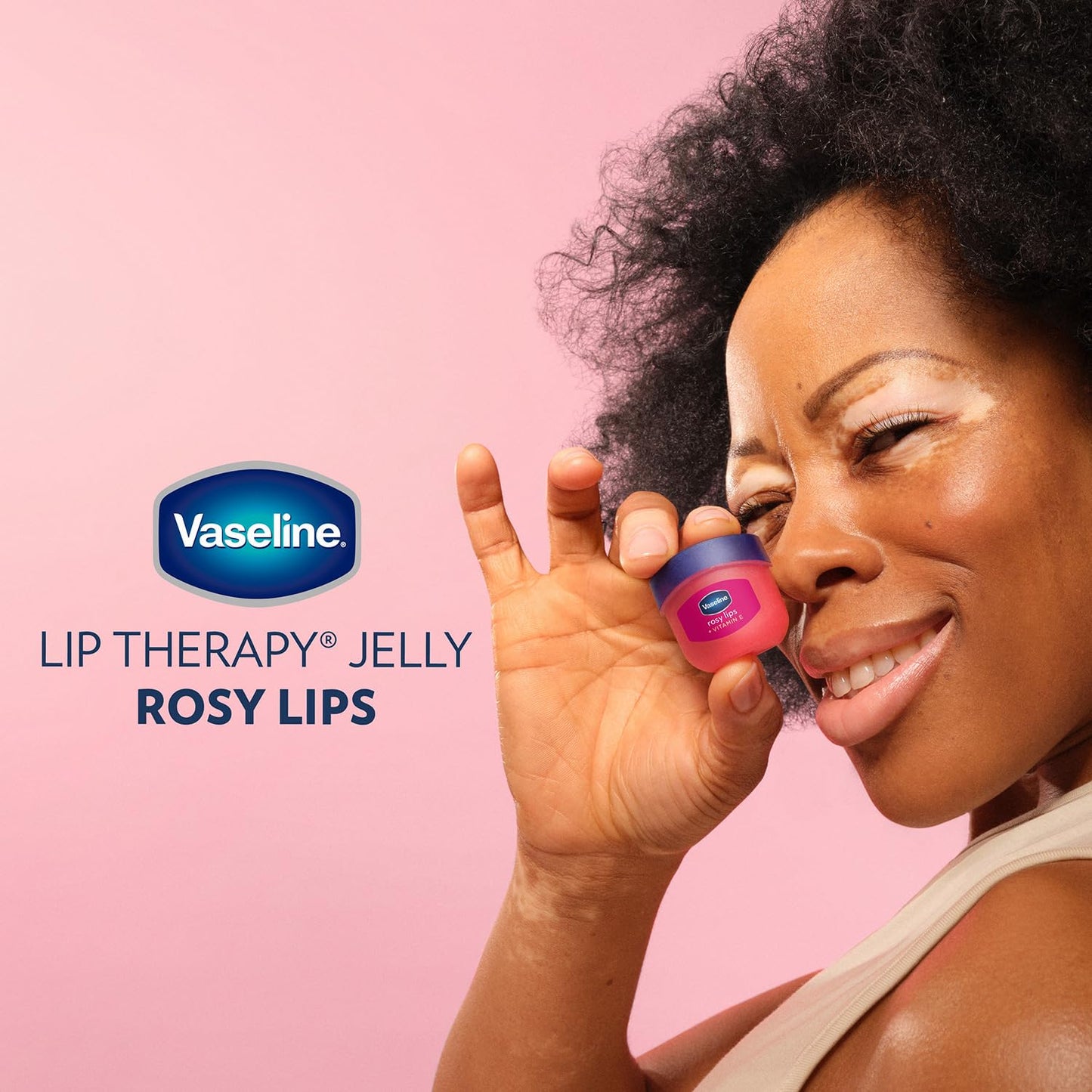 Vaseline Lip Therapy Rosy Lips Mini 12-Pack – Rose-Tinted Lip Balm, Moisturizer for Soft, Pink Lips, 0.25 Oz Ea