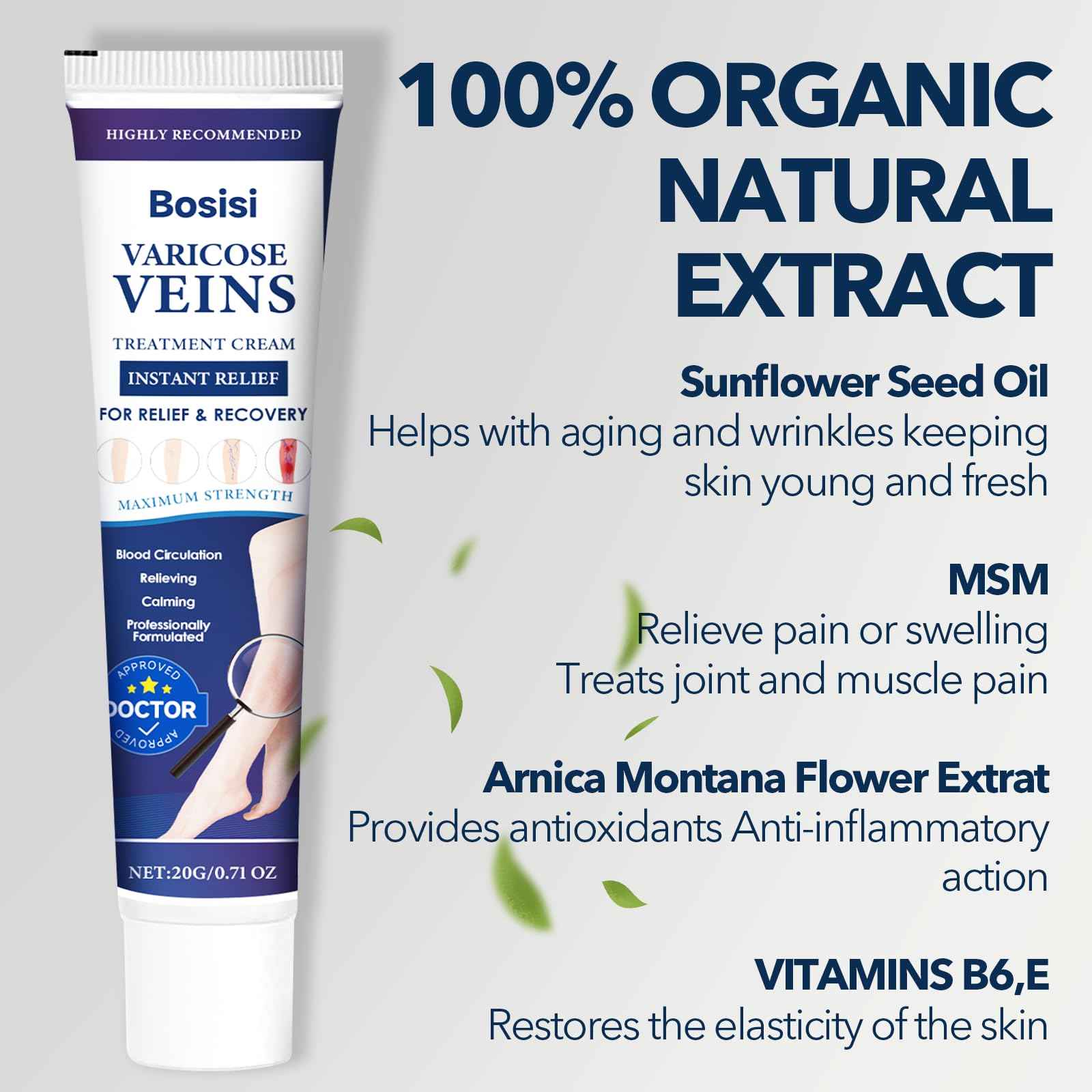 Bosisi Varicose Veins Treatment for Legs