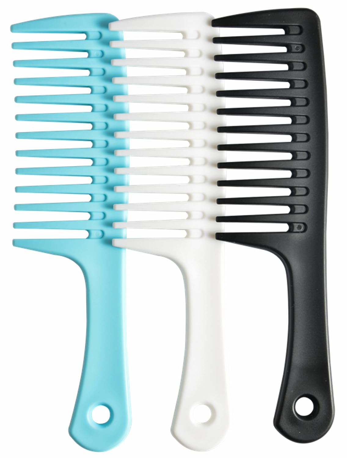 Wide Tooth Comb - Large Detangling Hair Brush for Curly & Long Hair | Durable Styling Tool for Men & Women
