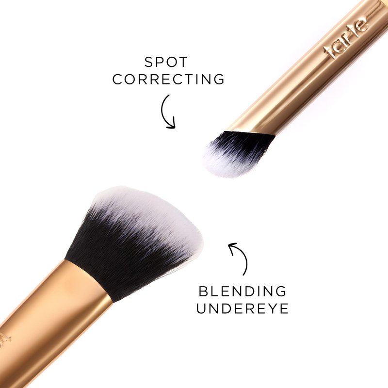 tarte shape tape concealer & brush – Instant Full Coverage for Under Eye, Dark Circles, Redness & Discoloration, Dermatologist-Tested, Vegan, Cruelty-Free, full size, 29N light-medium