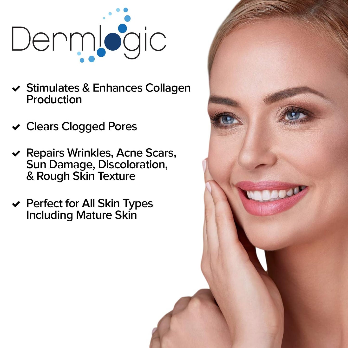 Anti Aging Resurfacing Peel Pads- Triple Action Chemical Peel Pads Combined with Glycolic, Lactic, and Salicylic Acids. Smooth’s Fine Lines, Wrinkles, Dark Spots, and Imperfections to Enhance the Skin