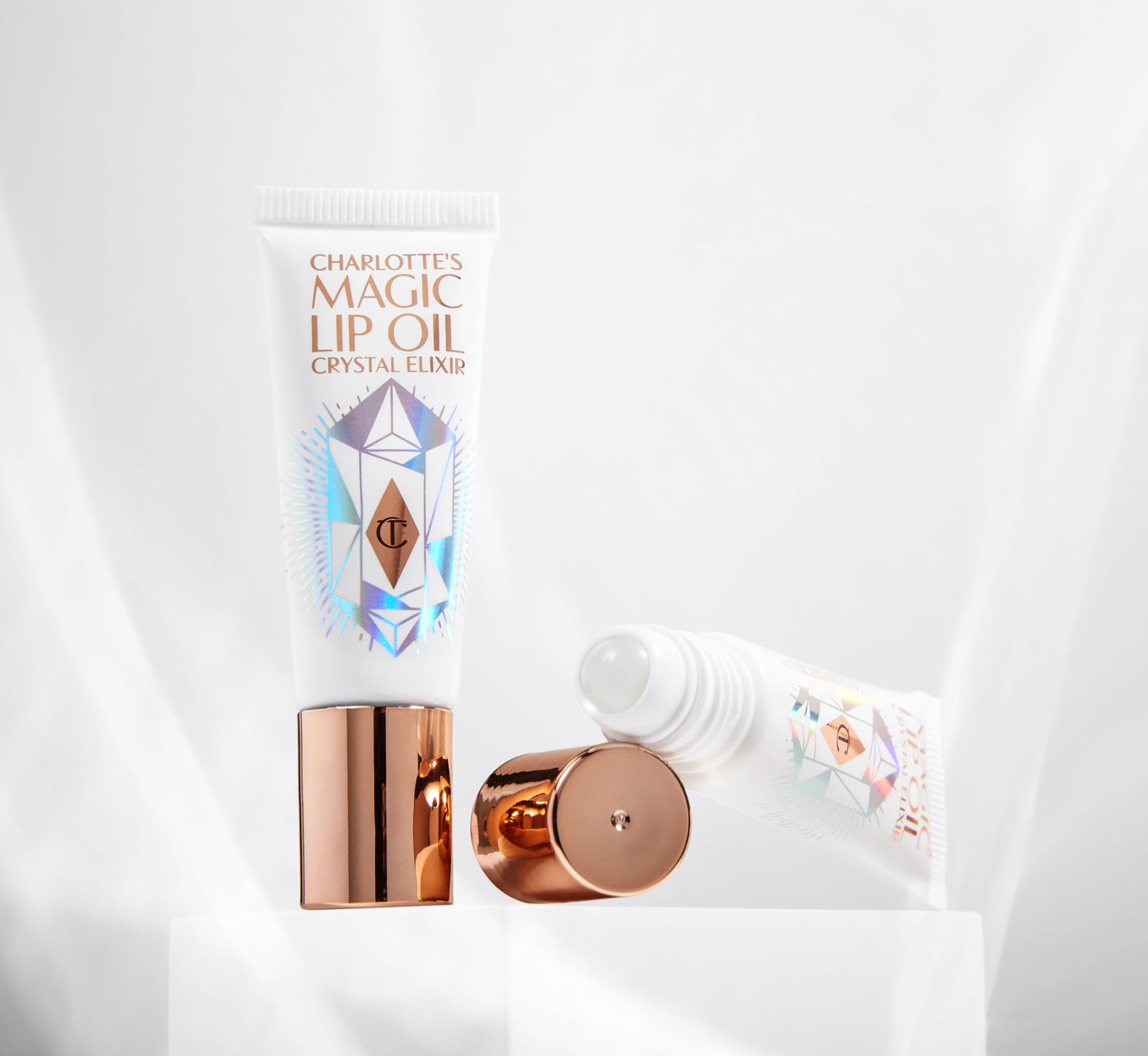 Charlotte Tilbury Magic Lip Oil - Crystal-Infused, Hydrating Lip Oil Infused with Hyaluronic Acid & Plant Extracts to Hydrate & Lock in Moisture - Doubles as an Overnight Mask for Lips