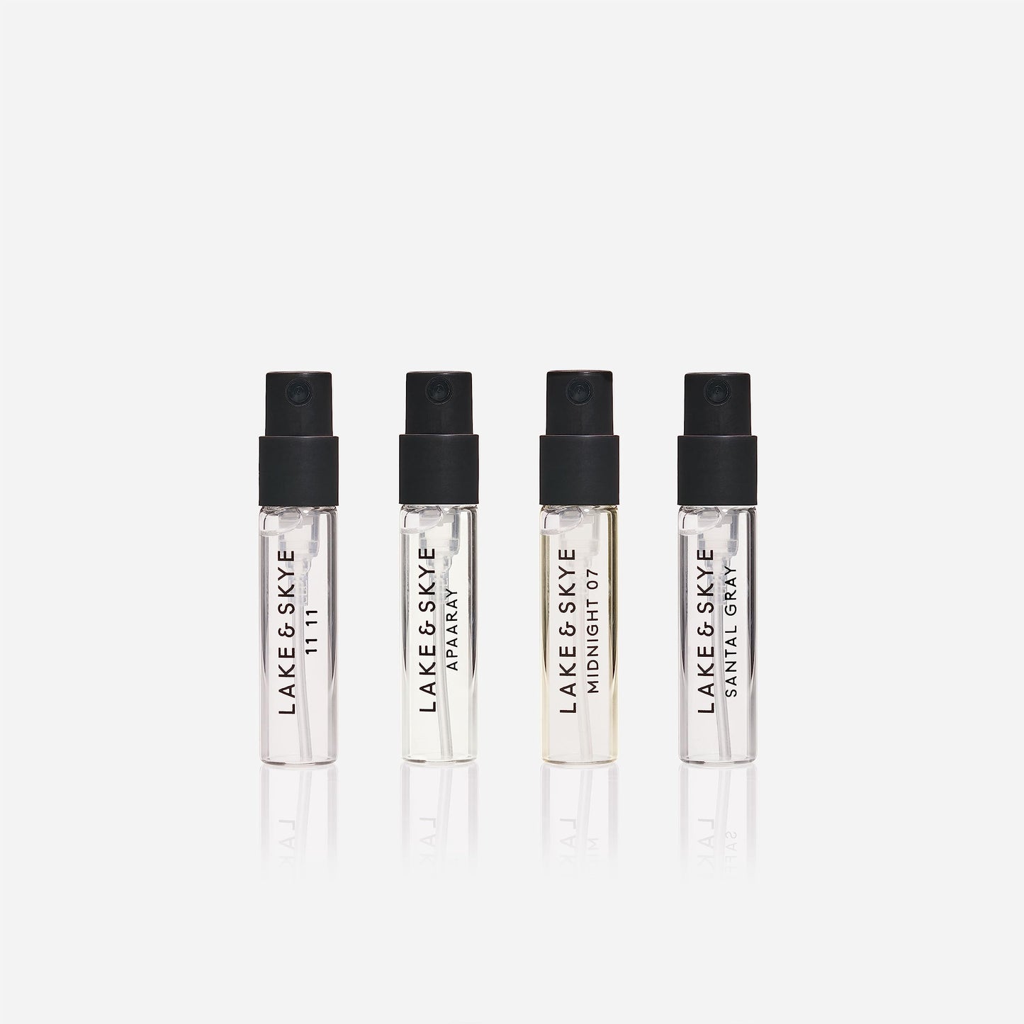 Lake & Skye 4 Piece Discovery Set 4.0 – Includes 11 11, Apaaray, Midnight 07, and Santal Gray