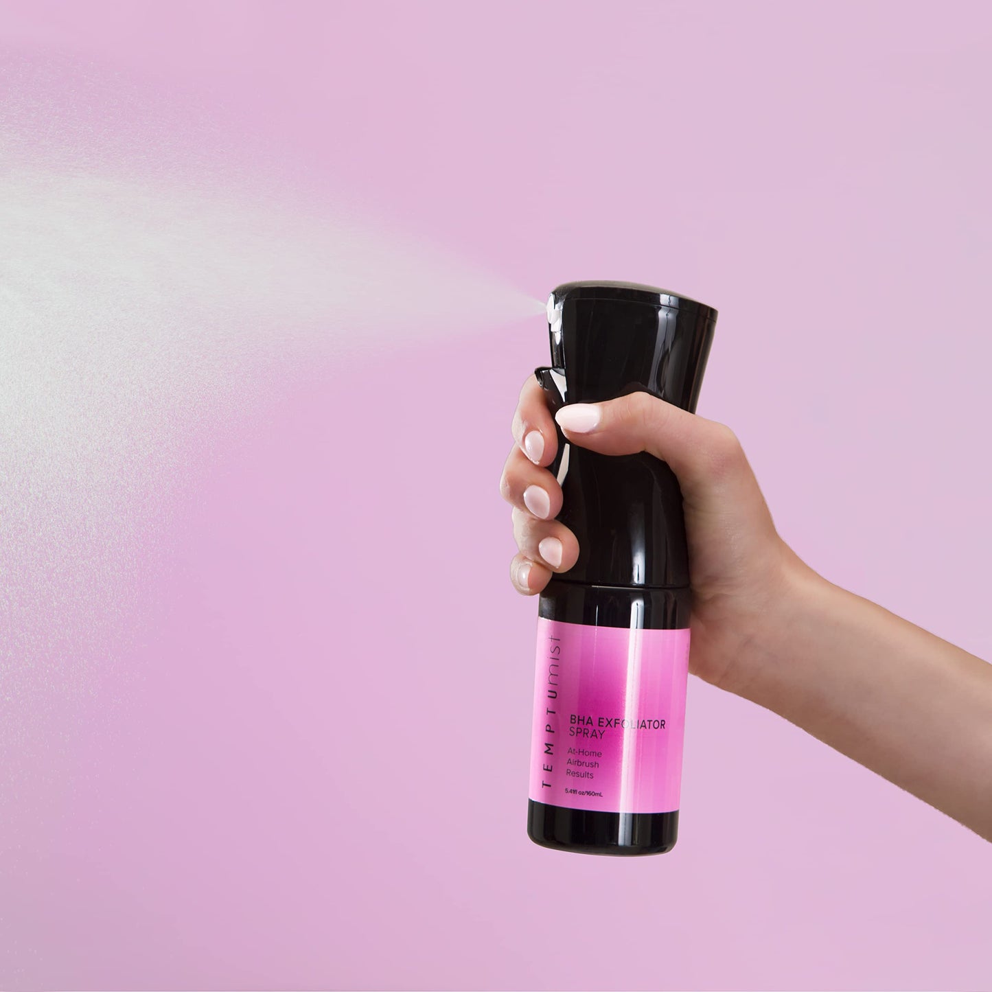 TEMPTU Mist BHA Exfoliator Spray Refill for Instant Pre Tan Skin Prep, Natural Alternative to Salicylic Acid for Face, Body & Back, Hydrating Facial Toner, Clarifying Exfoliant for Men & Women