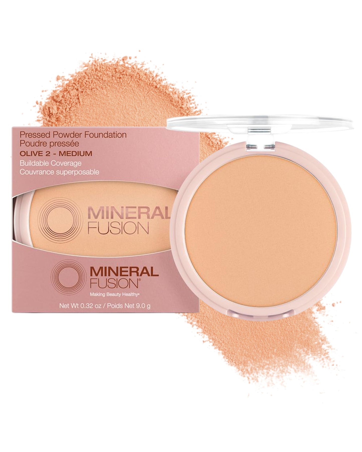 Mineral Fusion Pressed Powder Foundation (Olive 2)
