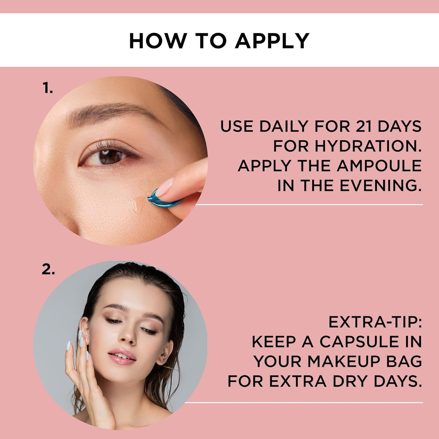 Hyaluronic Hydra Caps - Moisturizing Anti-Wrinkle Face Cream Capsules - 21 Hydrating Capsules for Plump Skin