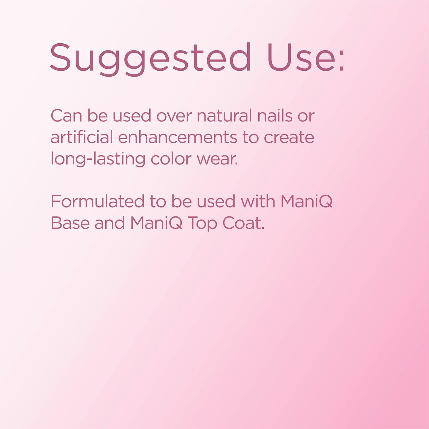 Mani-Q Soft Gel Polish - Natural Nail Enhancements, LED/UV Soak-Off Gel | 1/3 oz