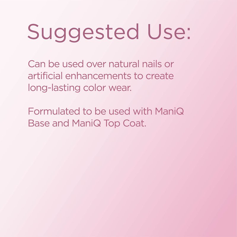 Young Nails Mani-Q Gel Polish Top Coat - Soft Gel Nail Polish for Natural Nails, Nail Enhancements, Builder Gel, Fast Curing LED/UV Soak-Off Gel, Use w/Color Gel & Base Coat, 1/3 oz, Top Coat