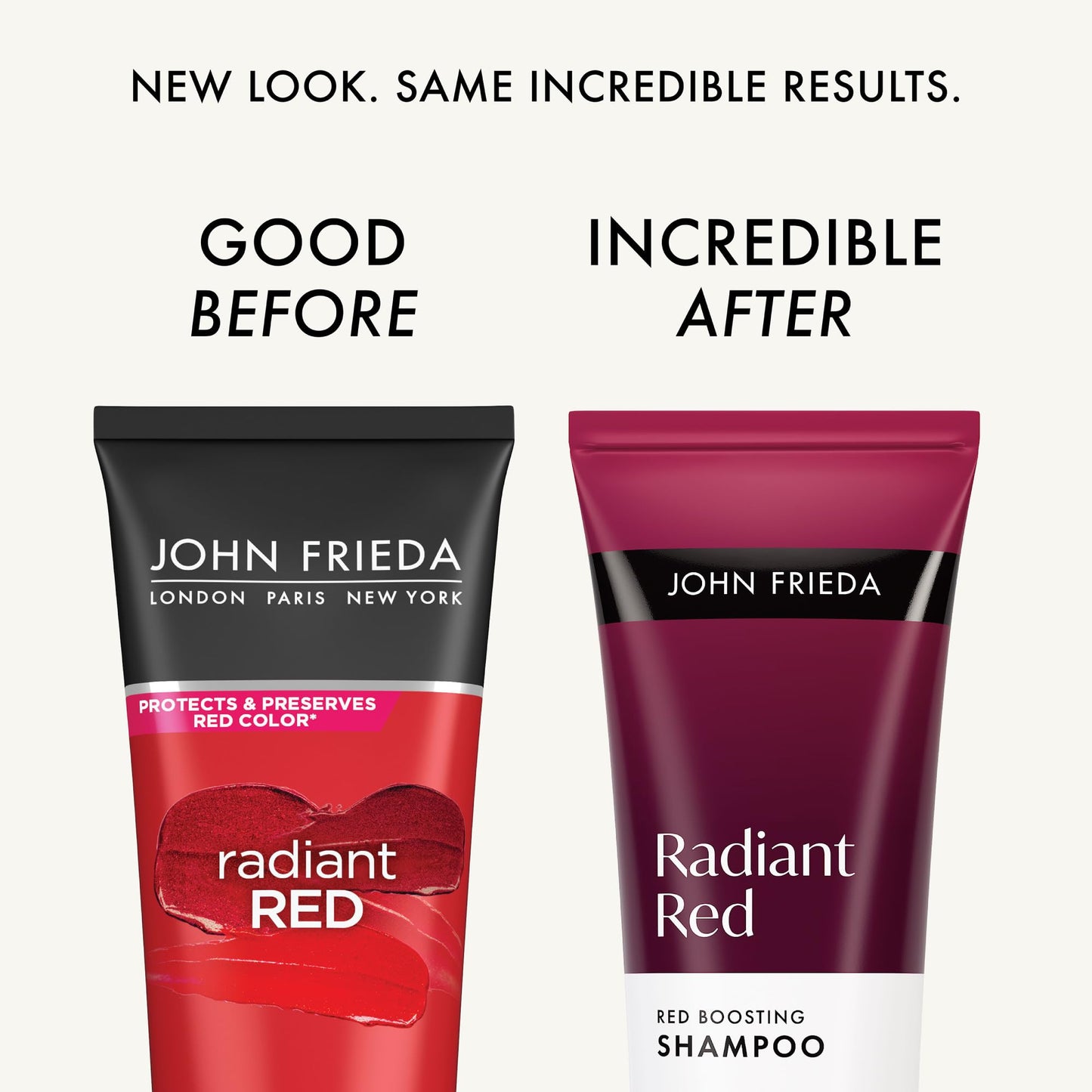 John Frieda Radiant Red, Red Boosting Shampoo, Enhances and Protects Red Tones with Pomegranate Extract and Vitamin E for Natural or Color-Treated Red Hair, 8.3 Oz