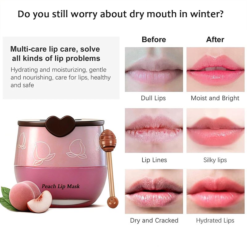 8 PCS Bee Lip Balm Pot, Fruit Moisturizing Propolis Lip Mask, Lip Mask Overnight Moisturizing Lip Balm Hydrating Prevention Dry and Crack Lip Scrubs Exfoliator Lip Wrinkle Care Products