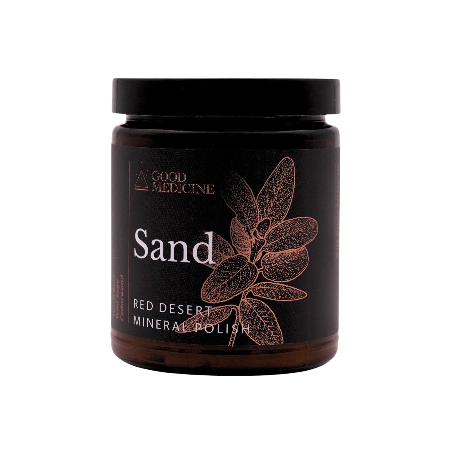 Sand Red Mineral Polish for Body & Face - Deep Exfoliator Scrub with Desert Mineral Sand - Natural Ingredients - Skincare for Women and Men (9 oz)