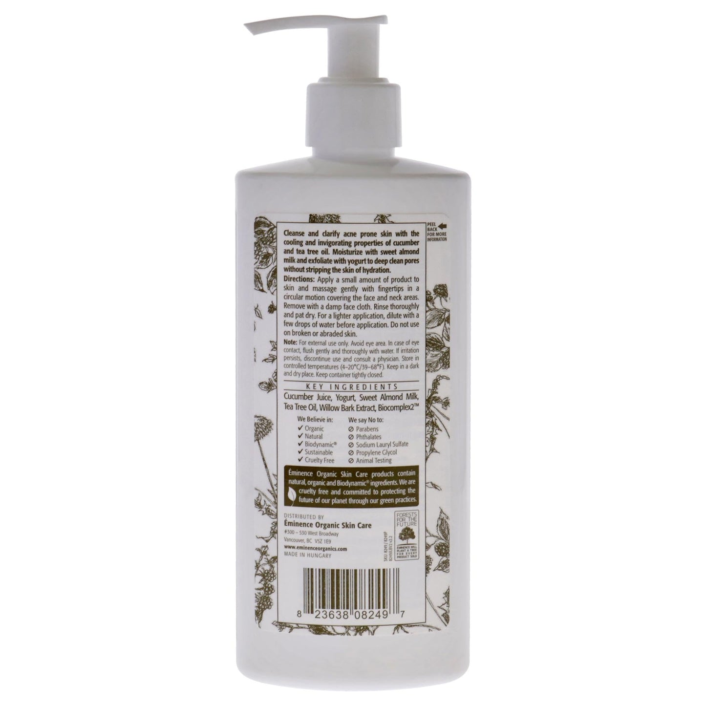 Eminence Clear Skin Probiotic Cleanser, 8.4 Ounce