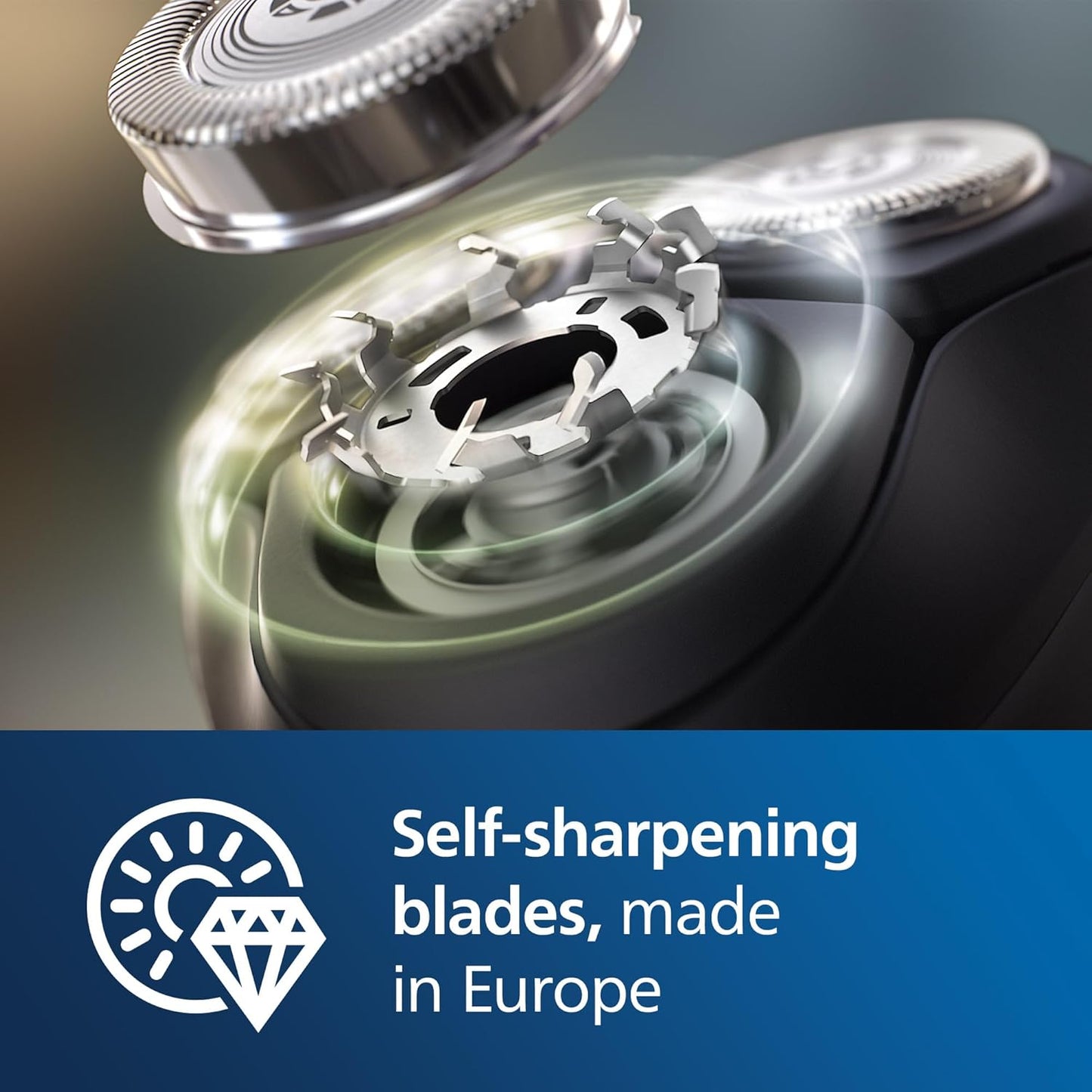 Philips Norelco Shaving Heads SH30/52 - Compatible with Series 1000, 2000, 3000 & 5000 | 3-Piece Self-Sharpening Set