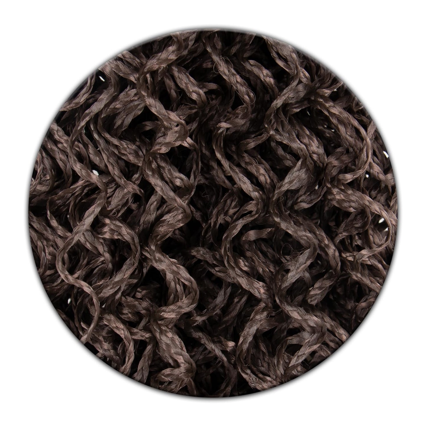 Wavy Small Box Braids Crochet Hair - 55-Inch Synthetic Extensions | 8 Packs, 28 Strands Each - Perfect for Black Women