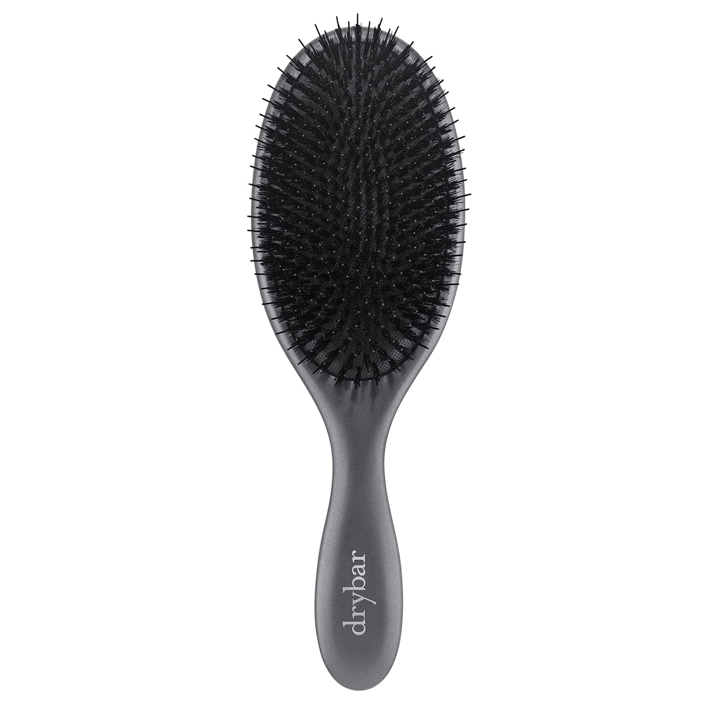 Drybar Flat Mate Boar Bristle Brush, Dark Grey