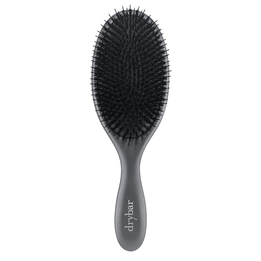 Drybar Flat Mate Boar Bristle Brush, Dark Grey