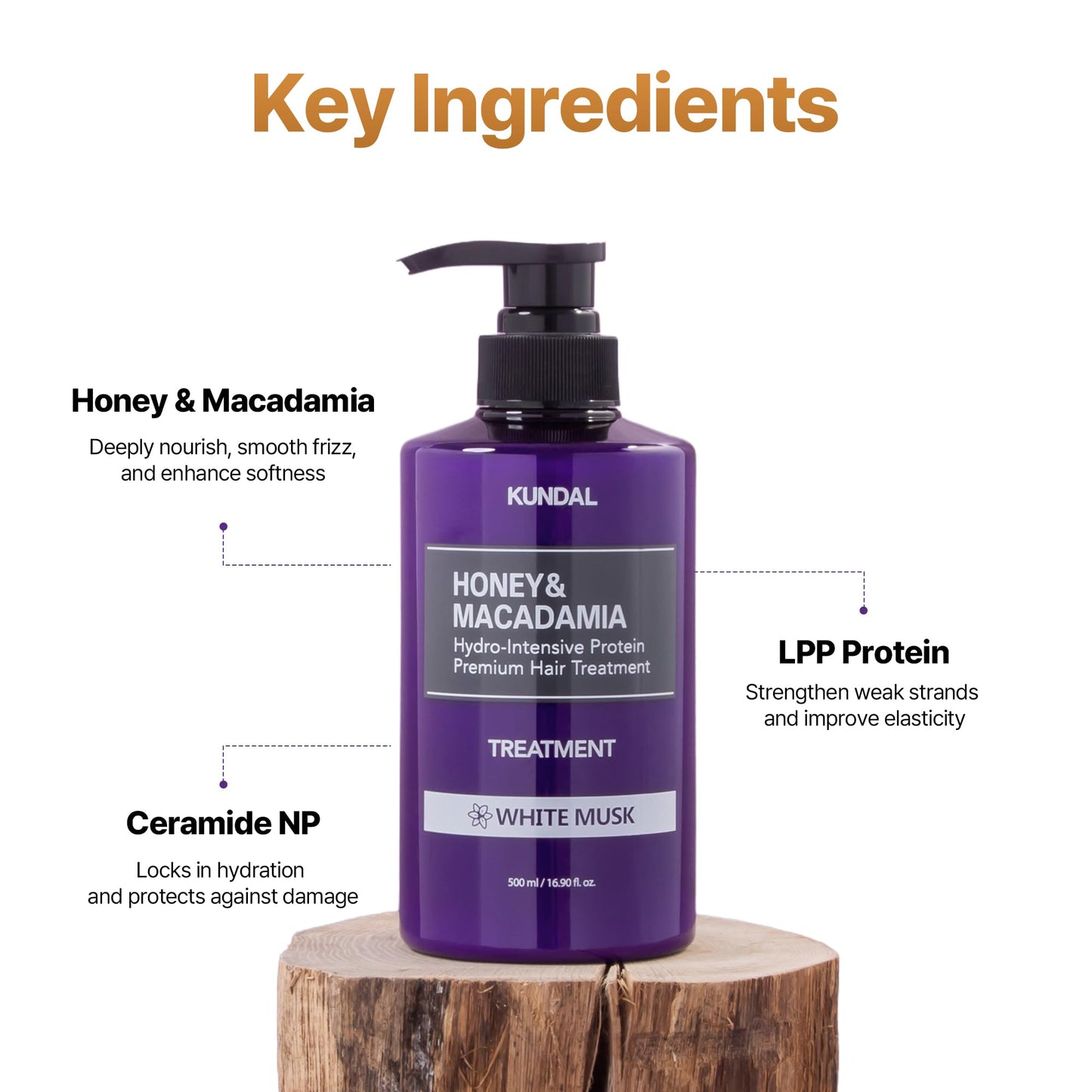 KUNDAL Honey & Macadamia Korean Hair Care Shampoo & Conditioner Limited Edition Gift Set, Amber Vanilla, 10.14 Fl Oz, Pack of 2 -Helps Hair Feel Moisturized, Argan Oil, Sulfate Free Long Lasting Scent