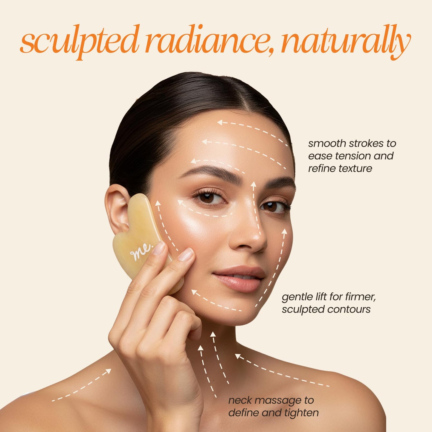 Gua Sha Kit for Depuffing and Lymphatic Drainage with Bakuchiol Face Oil | Natural Jade Gua Sha Facial Tool and 1% Bakuchiol Oil for Firming and Glow | Retinol Alternative | Vegan | Mudita Earth