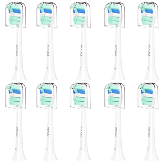 Replacement Toothbrush Heads for Philips Sonicare Replacement Heads,Electric Replacement Brush Head Compatible with Phillips Sonicare Electric Toothbrush,for Philips Sonic Care Brush,10 Pack