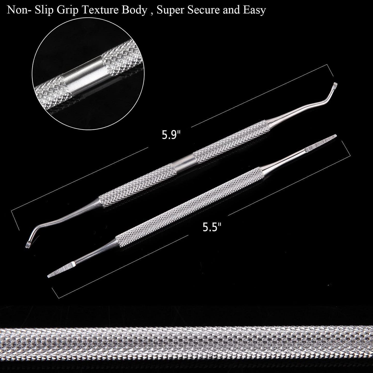 Manicure Set for Men - 16-Piece Professional Grooming Kit | Stainless Steel Nail Clippers & Pedicure Tools