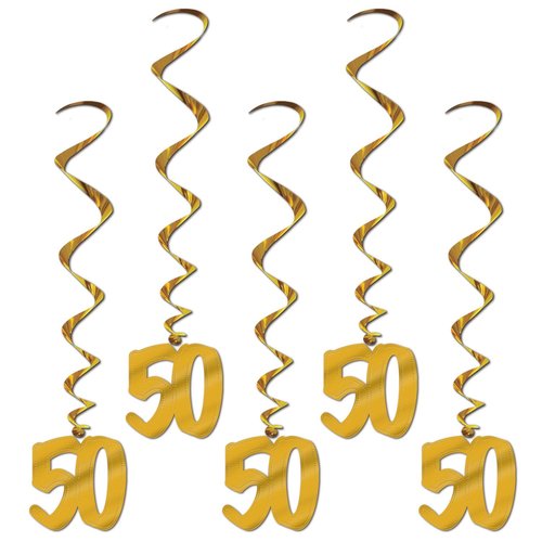 50th Anniversary Whirls (5/Pkg)