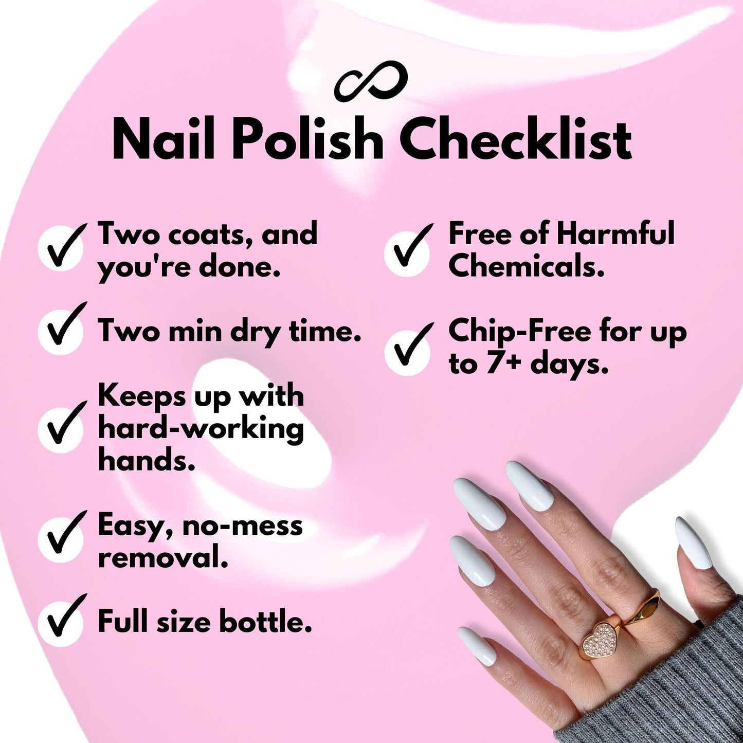 Eternal Nail Polish Set 5 Piece Kit: Long Lasting, Quick Dry and Cruelty Free. Made in USA - 0.46 Fluid Ounces Each (Tie Dye)