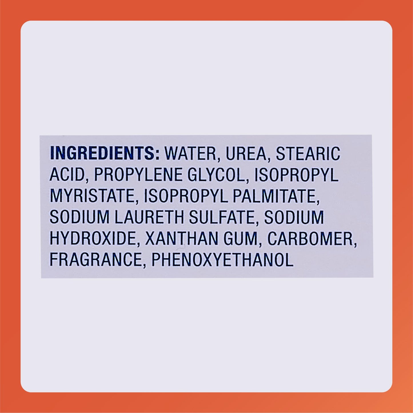 Rugby Urea 20% Intensive Hydrating Cream - Urea Cream for Feet, Hands, Knees, and Elbows - 3 Oz (1 Pack)