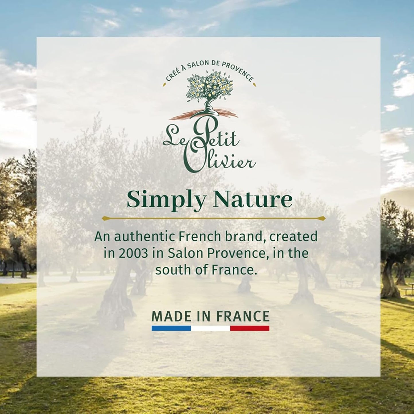 Le Petit Olivier Olive Oil Marseille Soap - Enriched with Natural Extracts | 3 x 3.5 oz - Gentle & Cruelty-Free