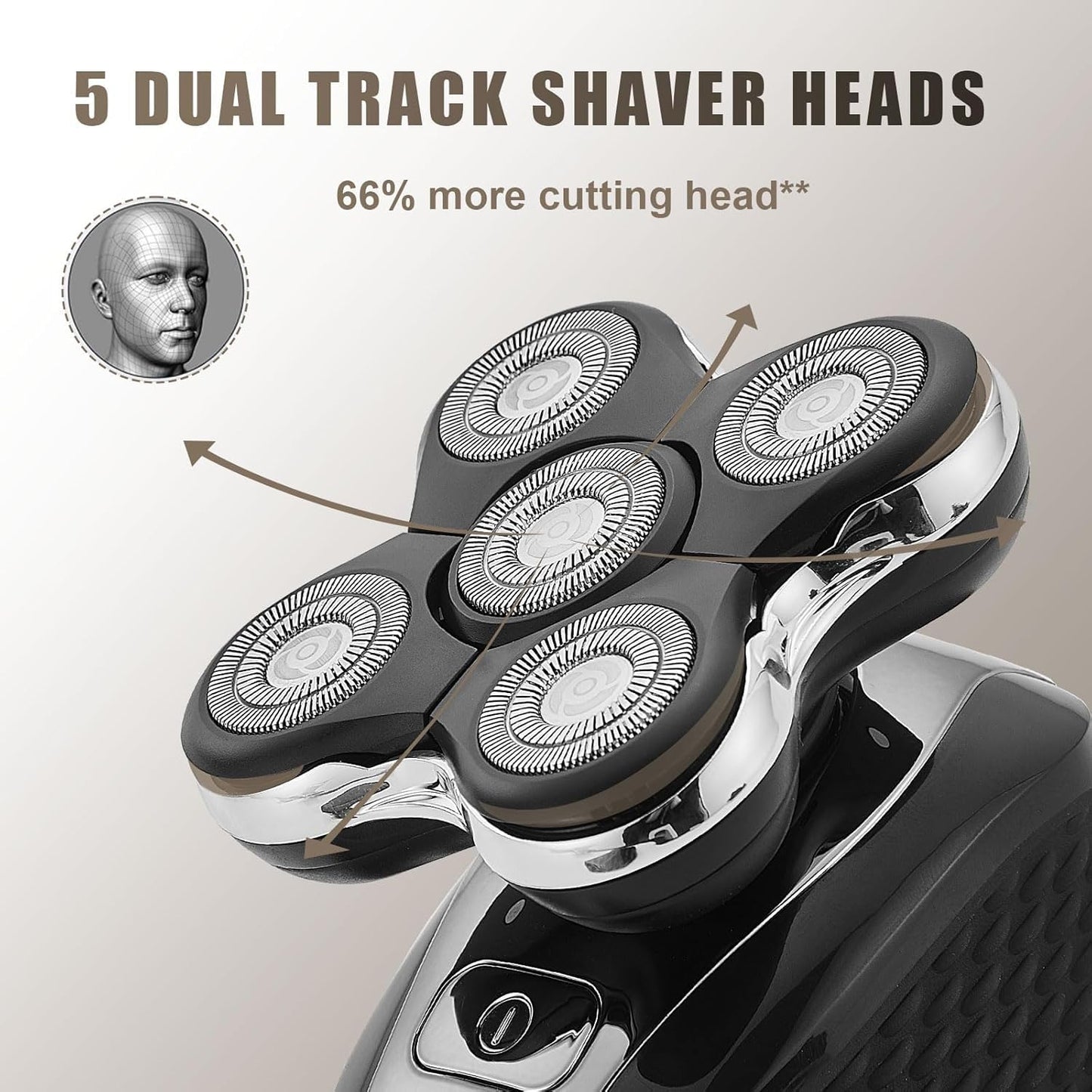 Pro Head Shaver Replacement Blades Compatible with Remington Balder Pro Head Shaver Model XR7000,Precision Electric Shaving for Bald Men. (1pack)
