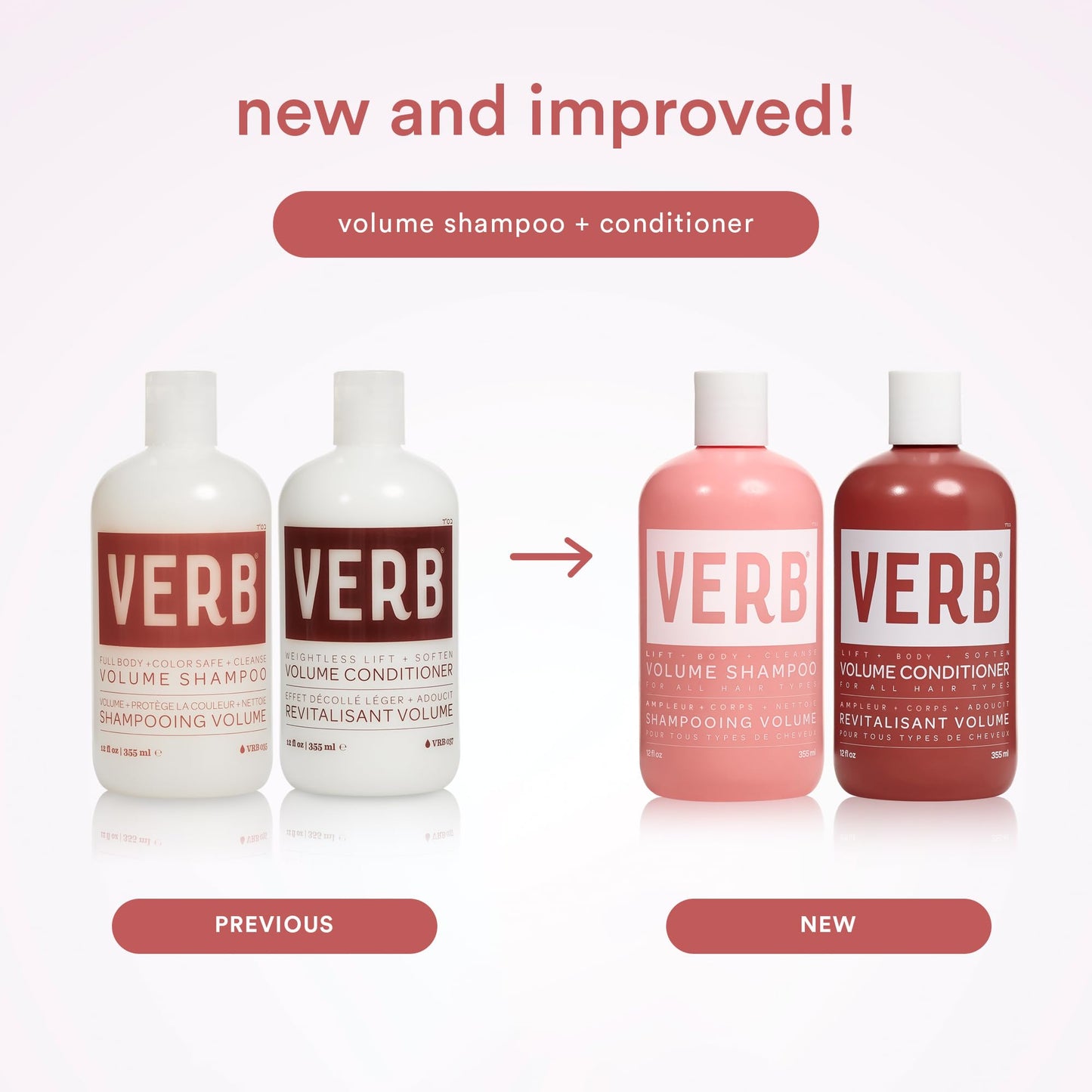 VERB Volume Shampoo 32 fl oz- Gently Cleanses, Lifts Flat Hair + Adds Volume - Sulfate, Paraben and Gluten Free