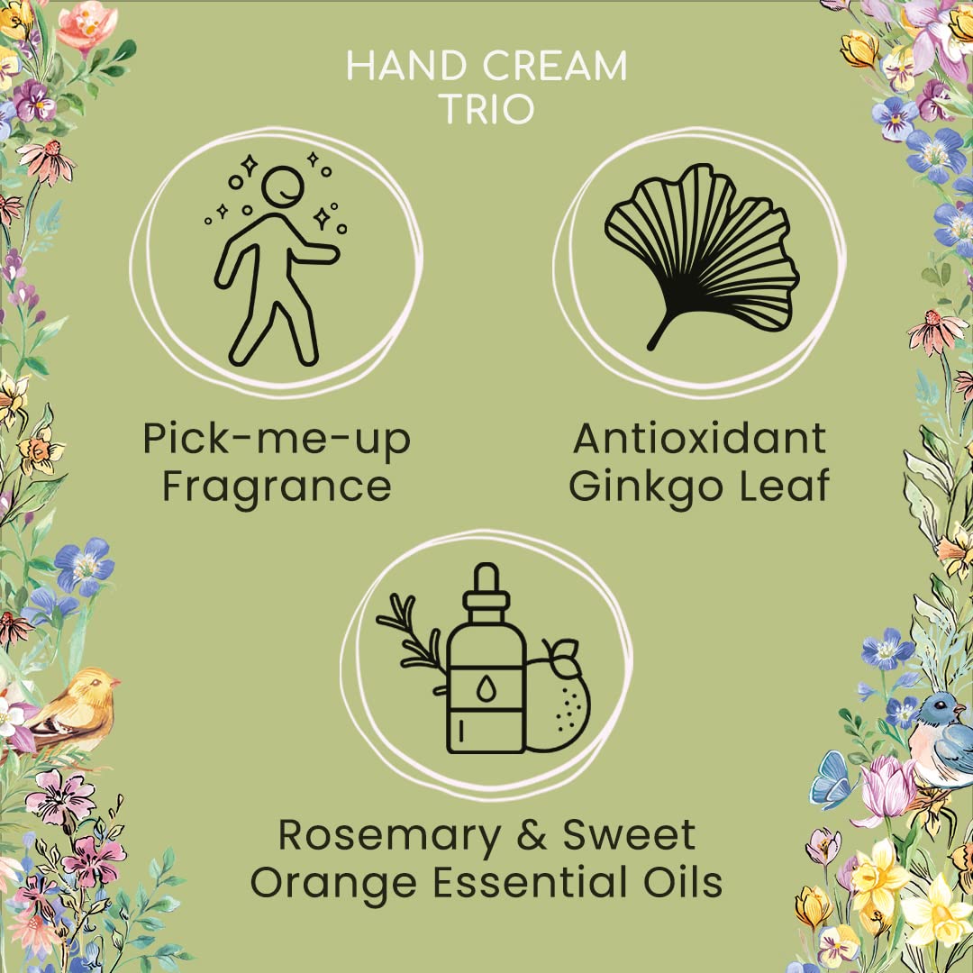 Heathcote & Ivory Lavender Fields Hand Cream Collection, 3 x 30ml Hand Cream