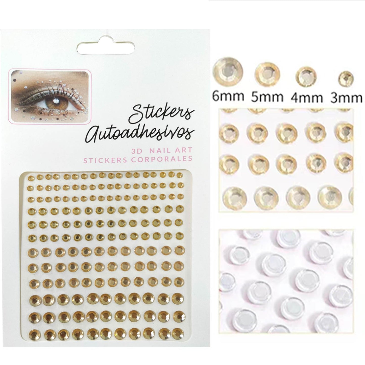 YOSOMK Gold Body Glitter Gel & 2 Sheets Face Gems Rhinestones Set, Face Glitter Makeup & Hair Jewels Stick on, Holographic Hair Glitter Eye Gems,Chunky Glitter Face Jewels for Makeup Festival