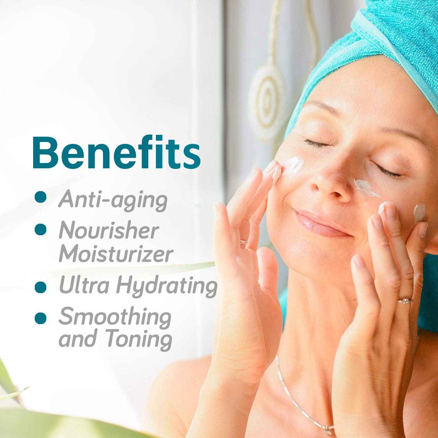 Pili Hyaluron face cream | Hyaluronic Acid Cream Face with Argan oil and Paradise Nut Oil. Ultra-Hydrating Anti Aging and Anti Wrinkle Cream Day Cream or Night Cream Moisturizer | 1.8 Oz