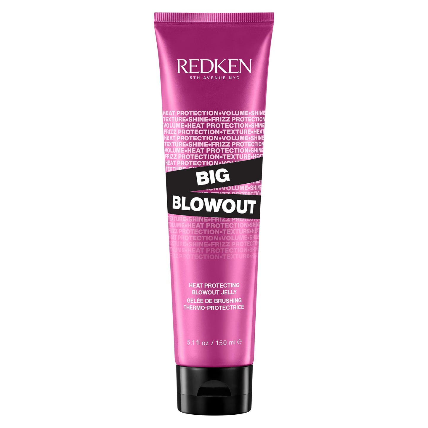 Redken Big Blowout Heat Protectant Hair Styling Gel - Provides Volume & Movement, Hair Shine, Anti-Frizz Blowdry Gel