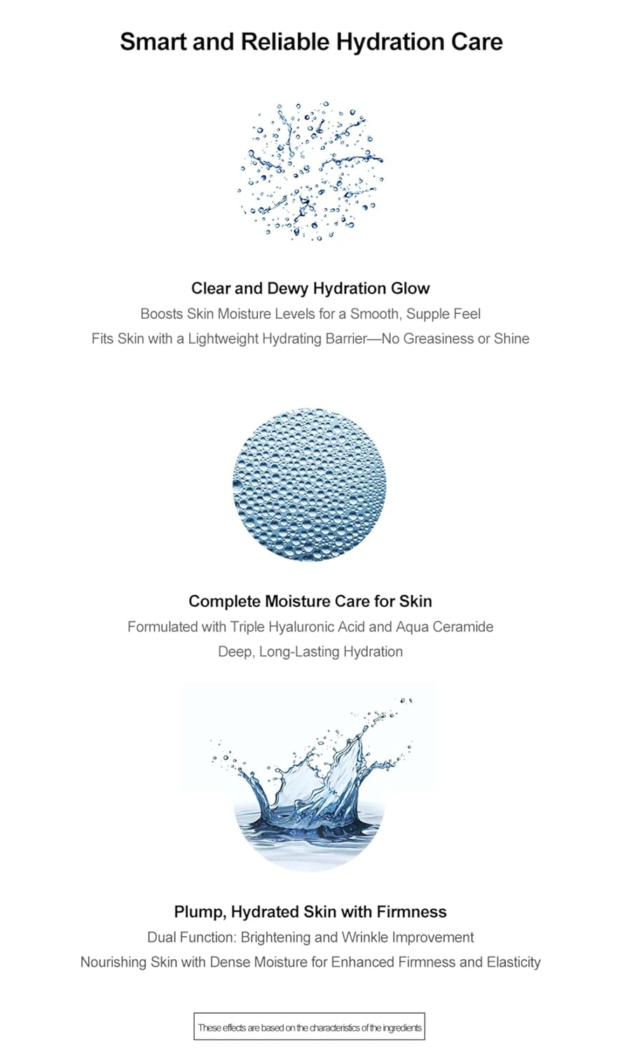 Cream Gel Face Serum - K-Beauty Daily Moisturizer for Makeup Prep | 50ml