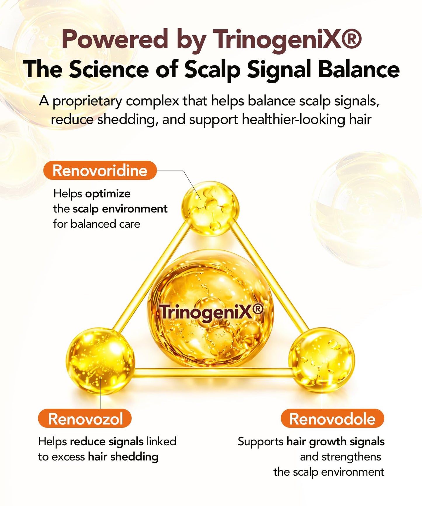 Motifull Hair Boosting Ampoule Tonic | Scalp Serum for Fine & Thinning-Looking Hair | Lightweight TrinogeniX Formula for Women & Men (0.51 fl. oz.)