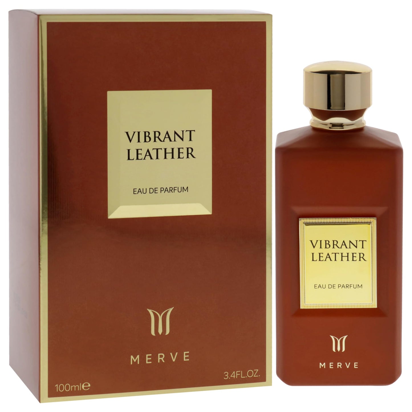Merve Vibrant Leather for Men - 3.4 oz EDP Spray